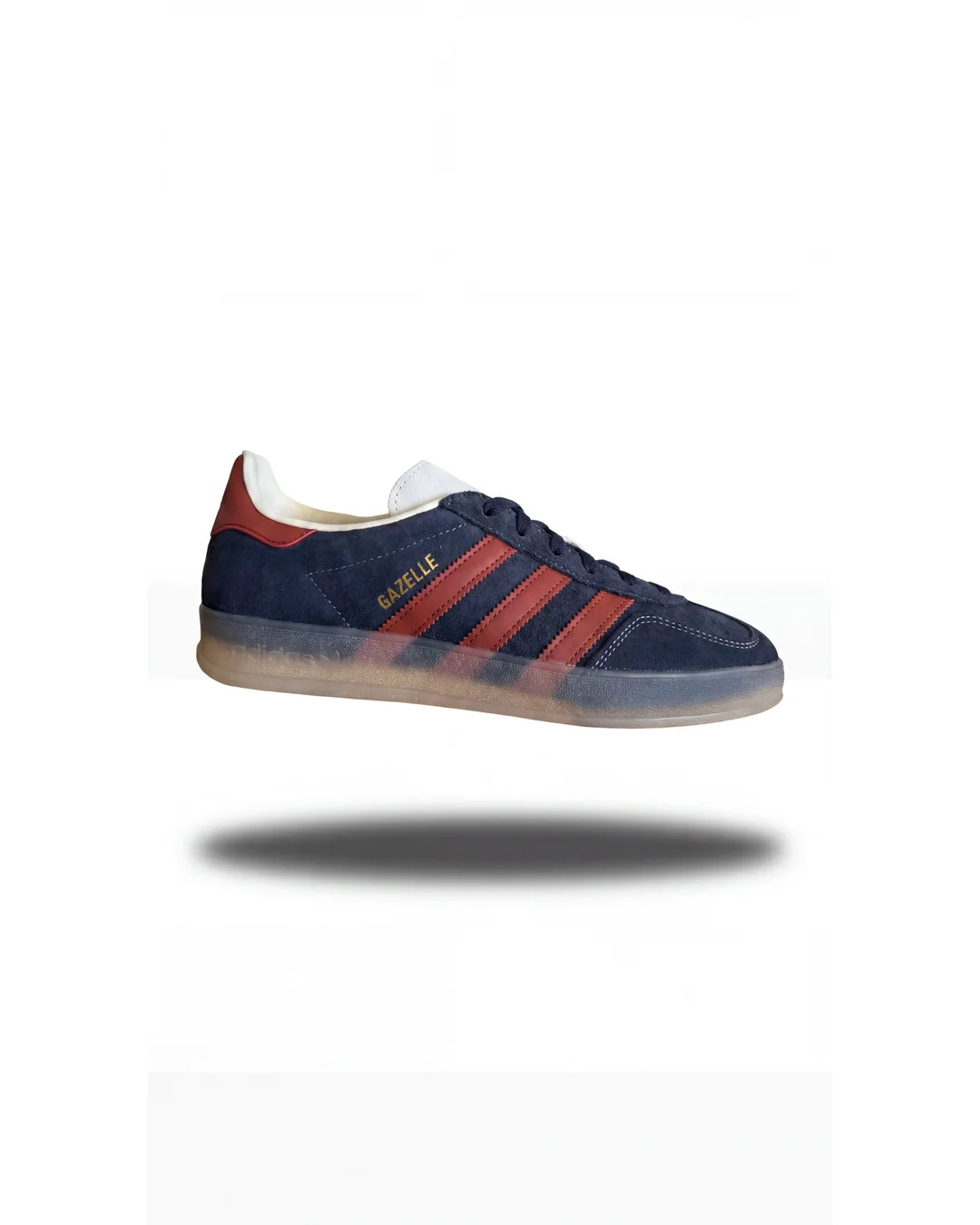 Adidas Gazelle Indoor Navy Burgundy Translucent vista 2 - 100% Original SJT Mayoreo