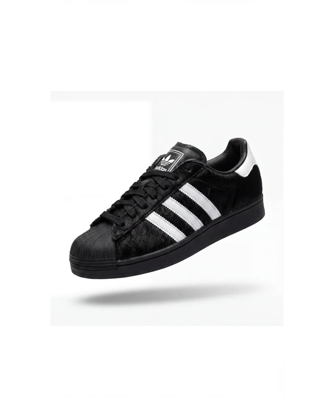 Adidas Superstar Black Cow Fur Edition Talla 25cm - Calzado 100% Original Saldos USA en SJT Mayoreo Monterrey