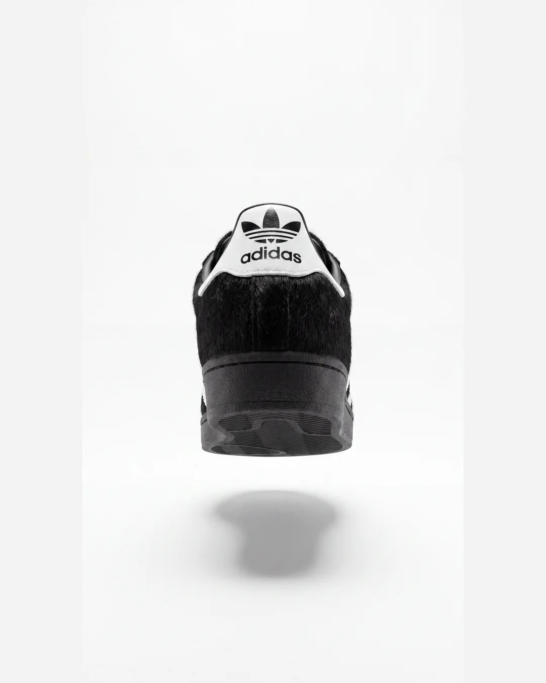 Adidas Superstar Black Cow Fur Edition vista 4 - 100% Original SJT Mayoreo