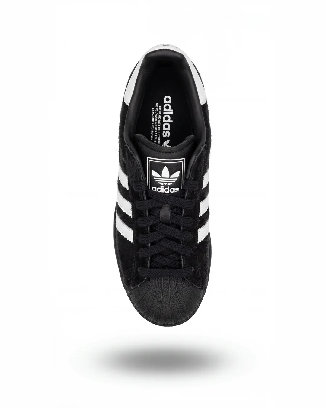 Adidas Superstar Black Cow Fur Edition vista 5 - 100% Original SJT Mayoreo