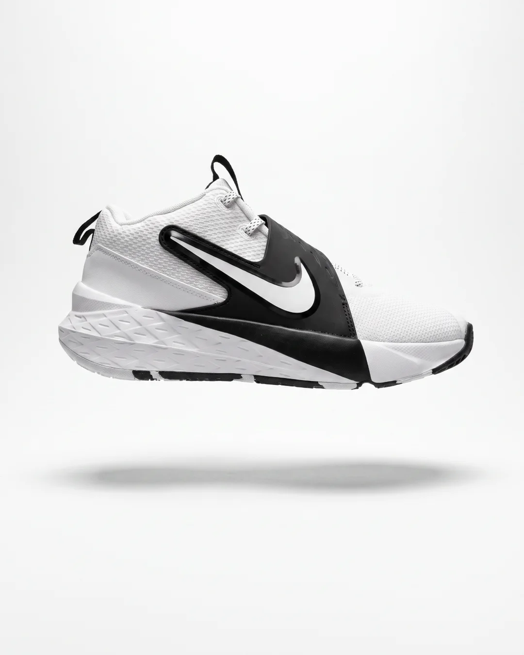 Nike Team Hustle D12 GS 'White Black' vista 2 - 100% Original SJT Mayoreo
