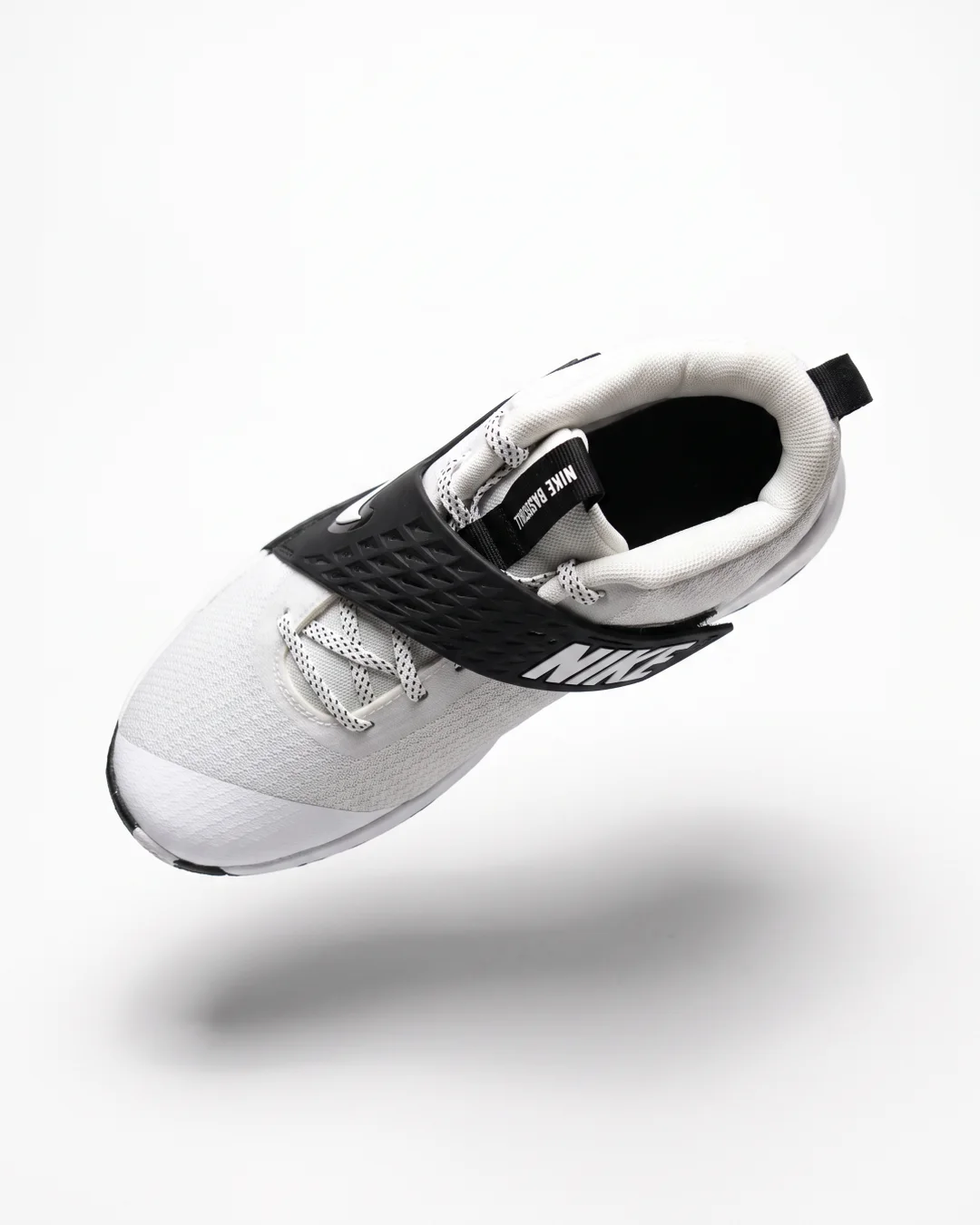 Nike Team Hustle D12 GS 'White Black' vista 5 - 100% Original SJT Mayoreo